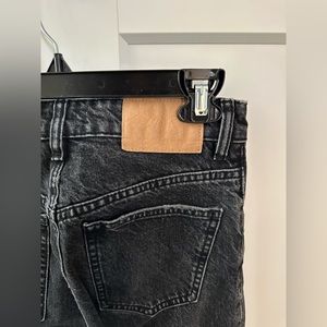 Zara black distressed jeans